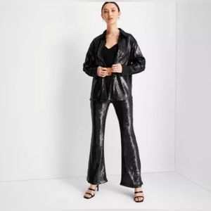 Future Collective sequin pants, NWT